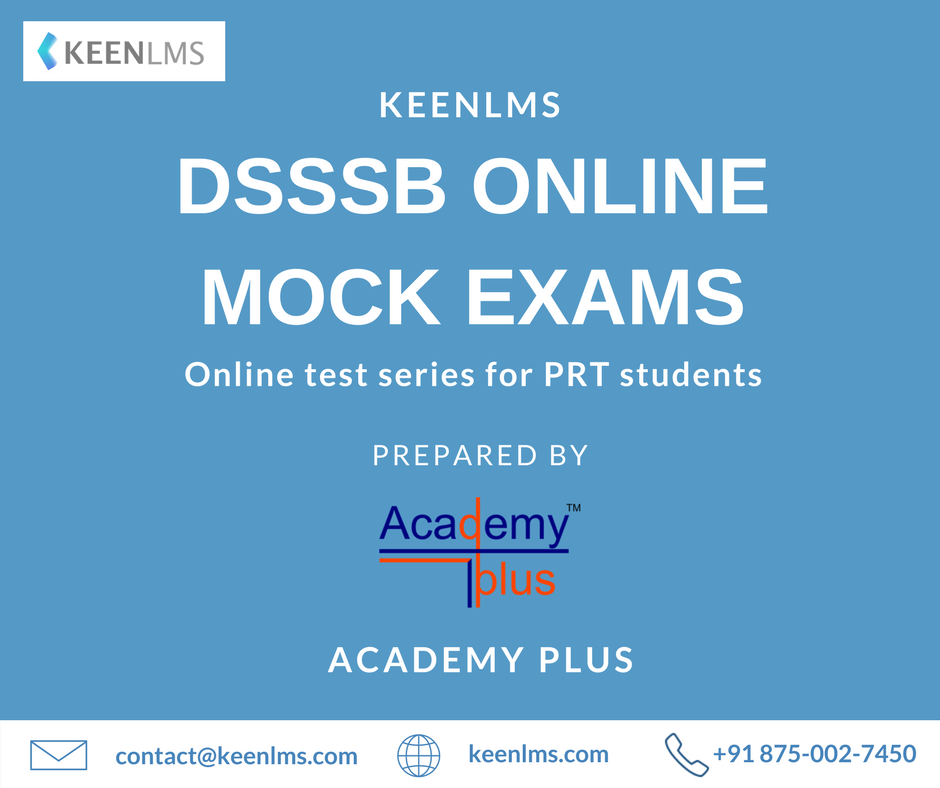 keenlms's tweet photo. #KEEN presents package of 10 online Mock Exam for #DSSSB prepared by #AcademyPlus.
#KEENLMS #elearining #SSC #IBPS #Banking #ExamWarrior #fbloggers #lbloggers #SuccessTRAIN #EducationForAll #governmentjobs 
Register Now!
https://t.co/UVH34dtxmx https://t.co/1ZYwfhNxlW