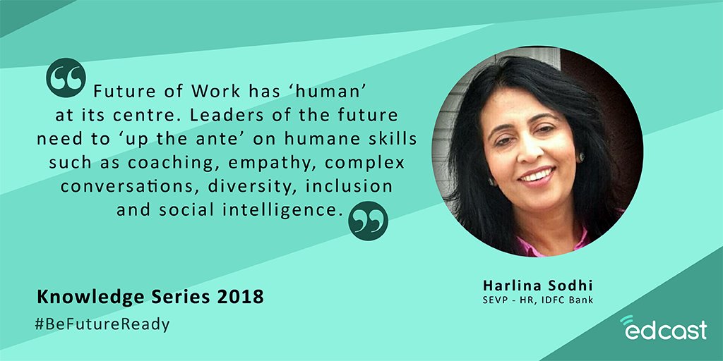 Chat with <a href="/HarlinaSodhi/">Harlina Sodhi</a> LIVE on the future of work &amp; trends that will shape the next decade.
Follow the hashtag #BeFutureReady to be a part of the upcoming Tweetchat on Thursday, 12th April at 7pm IST.
Know more: bit.ly/2GIx5ia