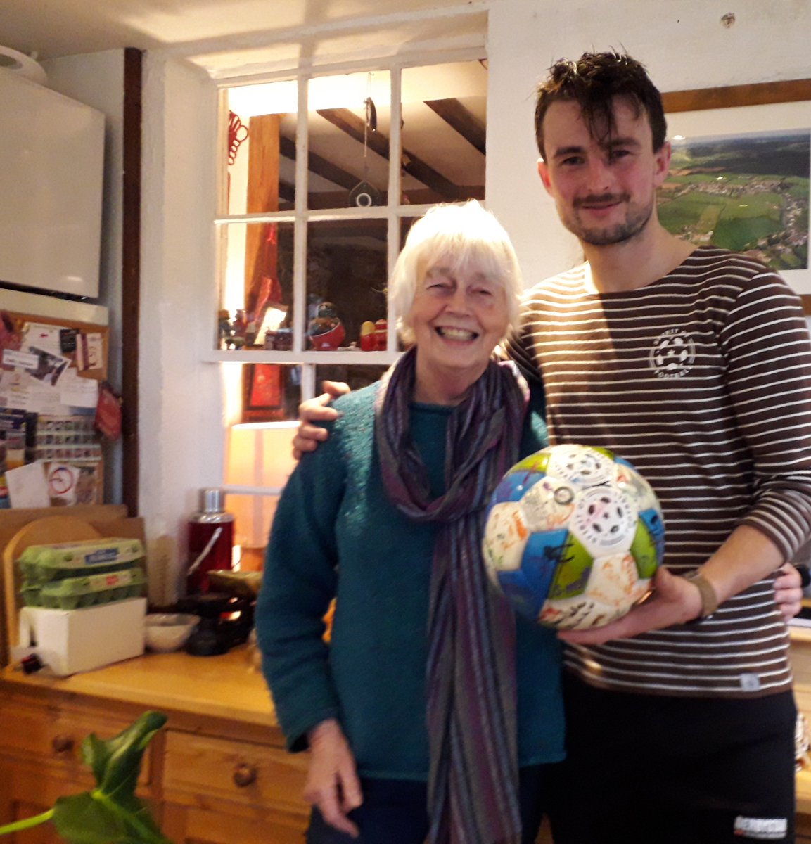 'The Ball' has been football‘s equivalent to the #Olympic Torch since 2002, this year (2018) the Ball – a #Fairtrade ball – visited the #Frome area before continuing its journey to the World Cup in Moscow, via Europe - read more here: fairtradefrome.org.uk/2018/04/10/spi…