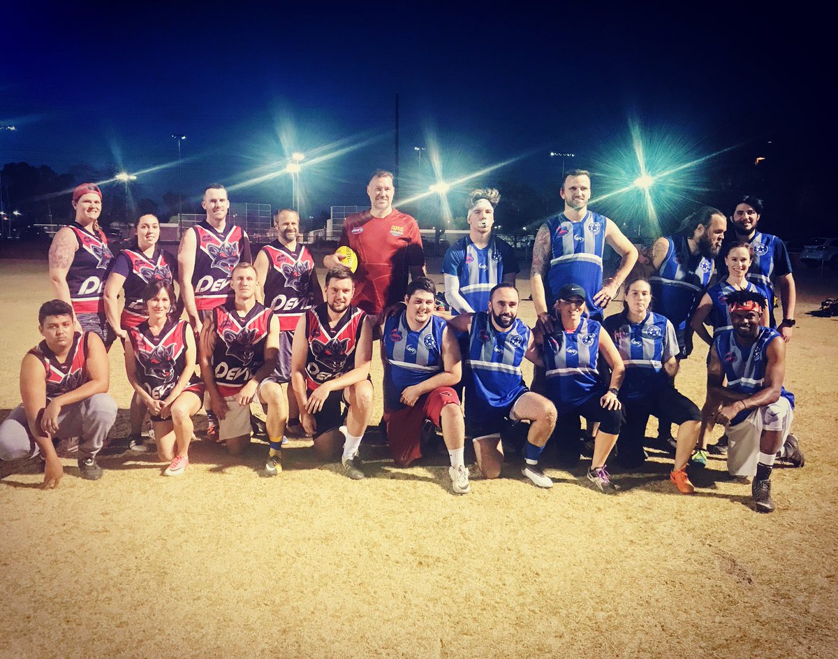 Arizona Hawks are flying! We had a solid turnout for an AFLX game tonight in preparation for the Rob Dollar Tournament on May 5th. #USAFL #Footy #hawks #Arizona #usfooty