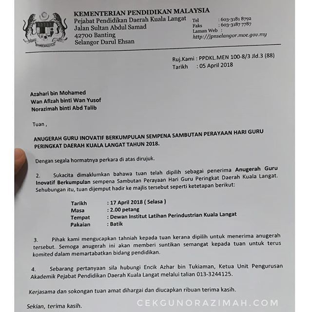cekgunorazimah's tweet photo. Alhamdulillah, percubaan kali pertama dengan otai inovasi @ayie.azhari_ ๐
Terima kasih pembangun system yang power @fikrihpdzh_. Nanti claim nasik ayam lemon dekat cikgu @fifie1805 ye ๐
#ProjekInovasi #ProjekSPM #2in1 #CikguSekolah #cikgublogger #cโฆ https://t.co/4NXdf1J5Ul https://t.co/a3og1NAZcO