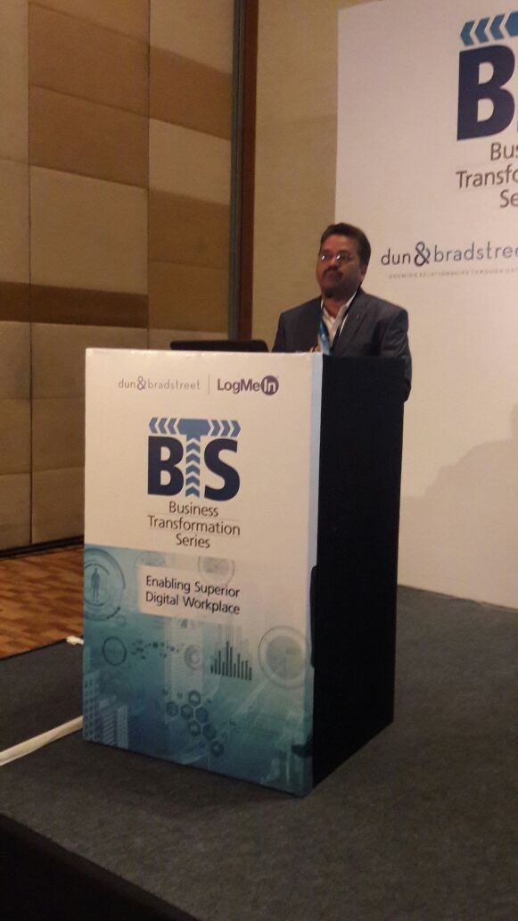 DNB_India's tweet photo. Any company to compete in the market place has to embrace AI, BOTs and machine learning - Sambasiva Pandala, CEO, Rabbit &amp; Tortoise Technology Solutions Private Limited
#BTSWithDNB #DigitalEngagement #GrowWithDNB  @sabanicky @riothere https://t.co/5dUu0jF8vZ