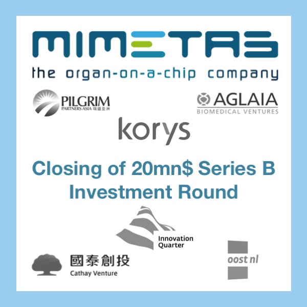 20mn$ investment for <a href="/MIMETAS_3D/">MIMETAS</a>! Thanks to all who contributed! mimetas.com/mimetas-news/m…