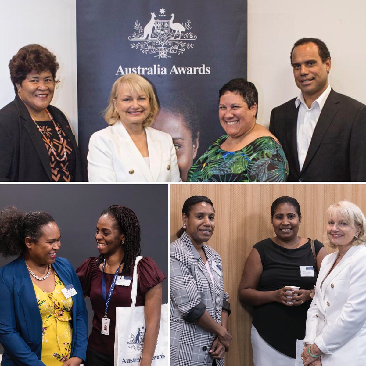AustraliaAwards's tweet photo. #AustraliaAwards Women’s Leadership Initiative bringing together Pacific luminaries and emerging leaders in #Melb for discussions on political leadership in the Pacific.
 
#womensleadership
#championsforchange https://t.co/ClJvfXASg3