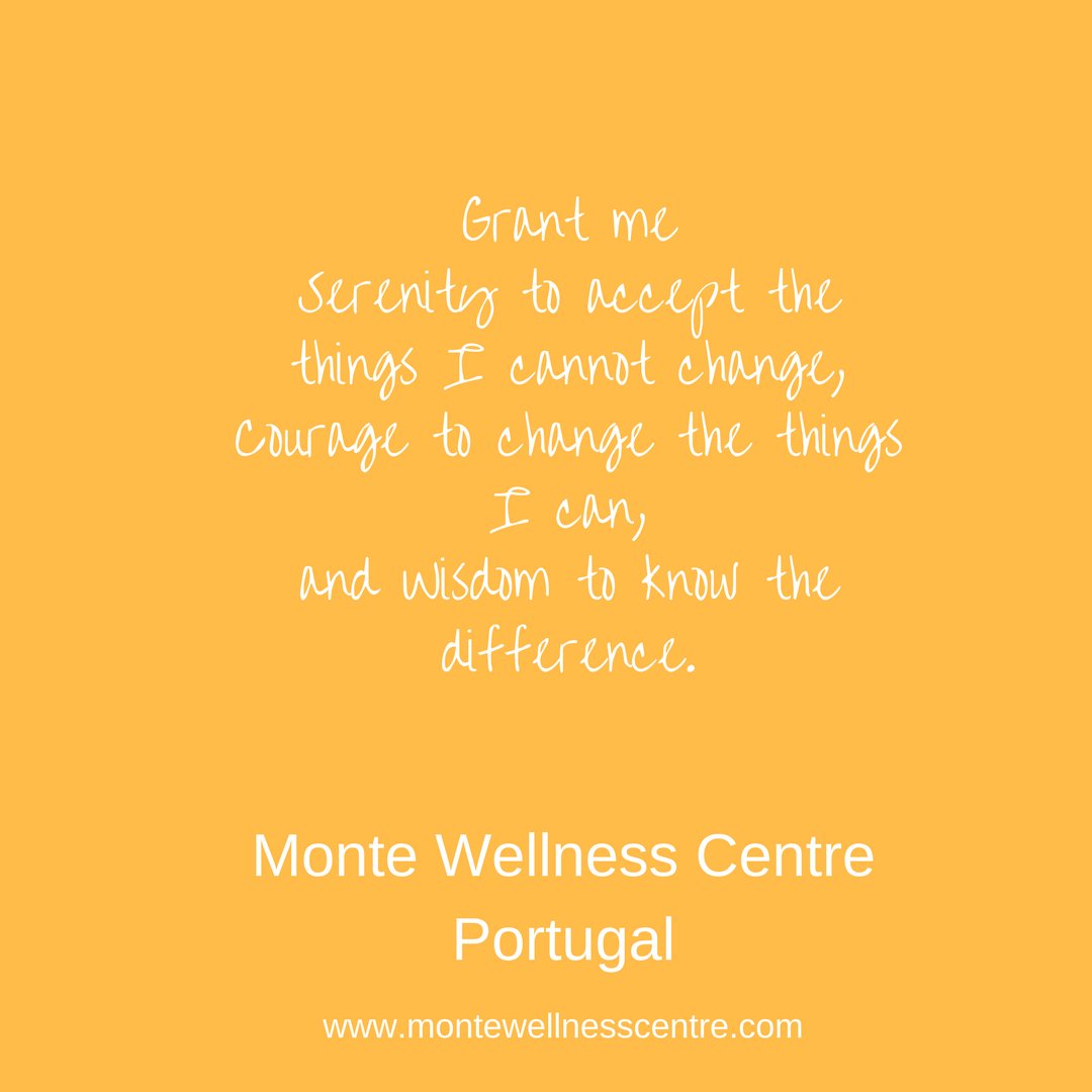 MonteWellness's tweet photo. A daily mantra or prayer to keep us on track #serenityprayer #12Step #addictionrecovery #xa #portugalrehab #privaterehab #montewellnesscentre 
https://t.co/GN0nwl84AG https://t.co/hmtCxjUkRm