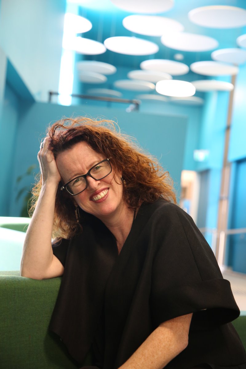 aims_gov_au's tweet photo. "We are standing on the precipice of another major change in technology and we are going to need a whole new way of thinking about the world." Renowned Australian anthropologist Professor Genevieve Bell of #TheAustralianNationalUniversity spoke to @aims_gov_au scientists today. https://t.co/eyFJtfpGPX