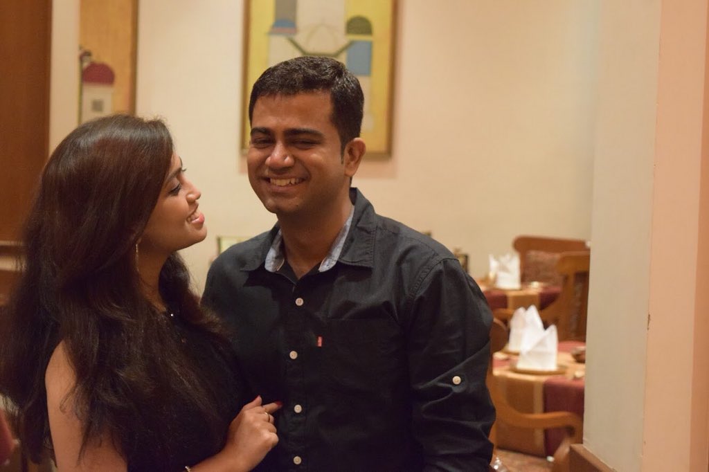 Swaty_Here's tweet image. Shaadi.com played a Cupid to my &amp;amp; @amitrajani151’s story as it served as a platform where he found me and expressed the interest. While initial hesitation was there but then it turned out to be things falling in place all the way! #RealPeopleRealStories #WedTalks