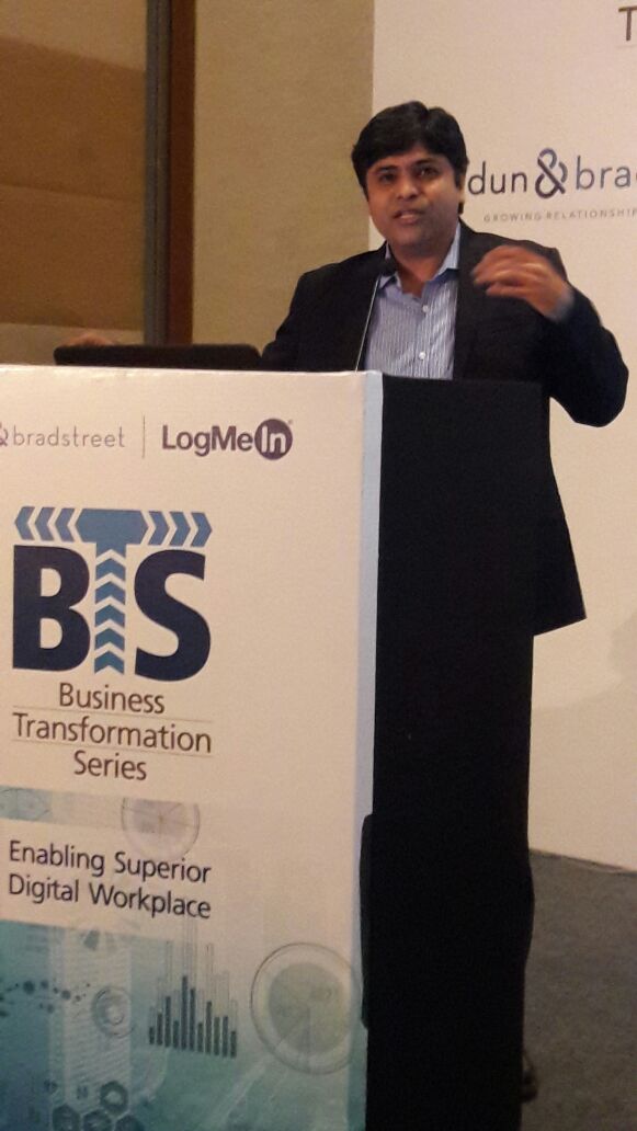 DNB_India's tweet photo. We need to focus on frictionless services - Amit Agarkar, Head IT, Opus Consulting Solutions
#BTSWithDNB #DigitalEngagement #GrowWithDNB  @sabanicky @riothere https://t.co/XrsEuC52tO