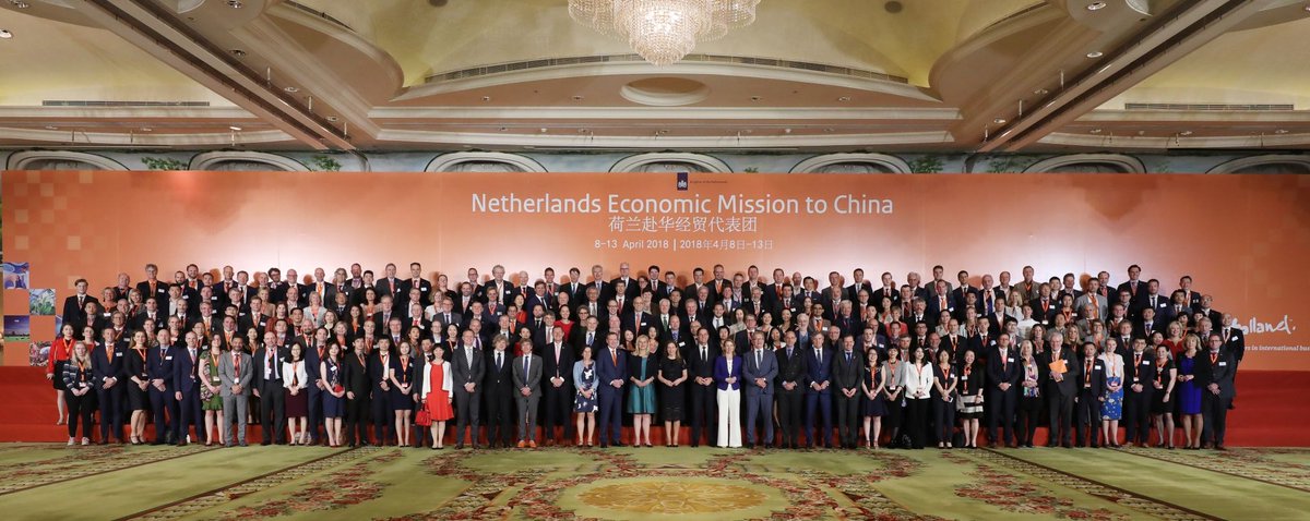 MinIandWEnglish's tweet image. #Picturetime 📸Netherlands economic mission to China #NLChina