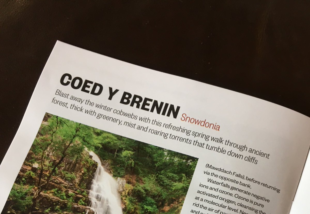 Just received May 2018 @CountryfileMag Check out their Spring walks, and if you fancy one in #Snowdonia you might like to know we are approx: 10 mins from Penmachno (p46) 40 mins from Coed y Brenin (p44) #halfterm #selfcatering (for two) #BandB snowdoniaaccommodation.co.uk