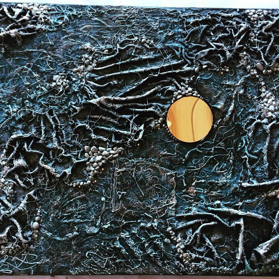 Art_by_Jewels's tweet photo. Night - multimedia Sculptural Painting on Gallery Wrapped Heavy Duty Canvas (100% Cotton Duck Archival Quality) 24x30x1.5 inches - available $300 #finearts #sculpturalart #paintings #sculpture #impasto #earthsurface #sworovskicrystals #sworovski https://t.co/WrakwnLy3i