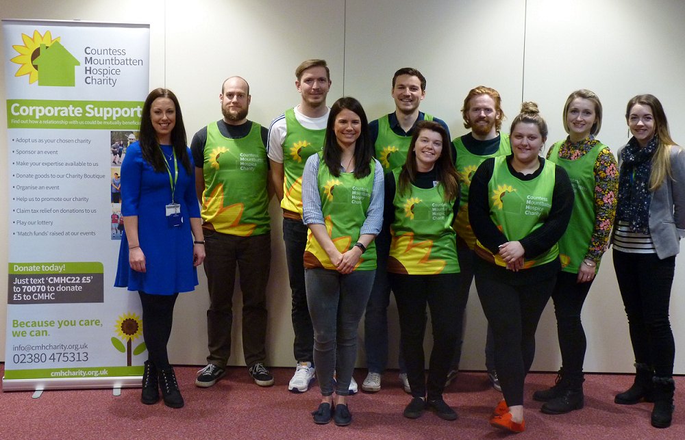Acro A Twitter Acro Staff Have Been Fundraising For Countess Mountbatten Hospice This Year With Dress Down Days And A Bake Off Event On Monday On Saturday A Team Of Nine Staff Pictured Here