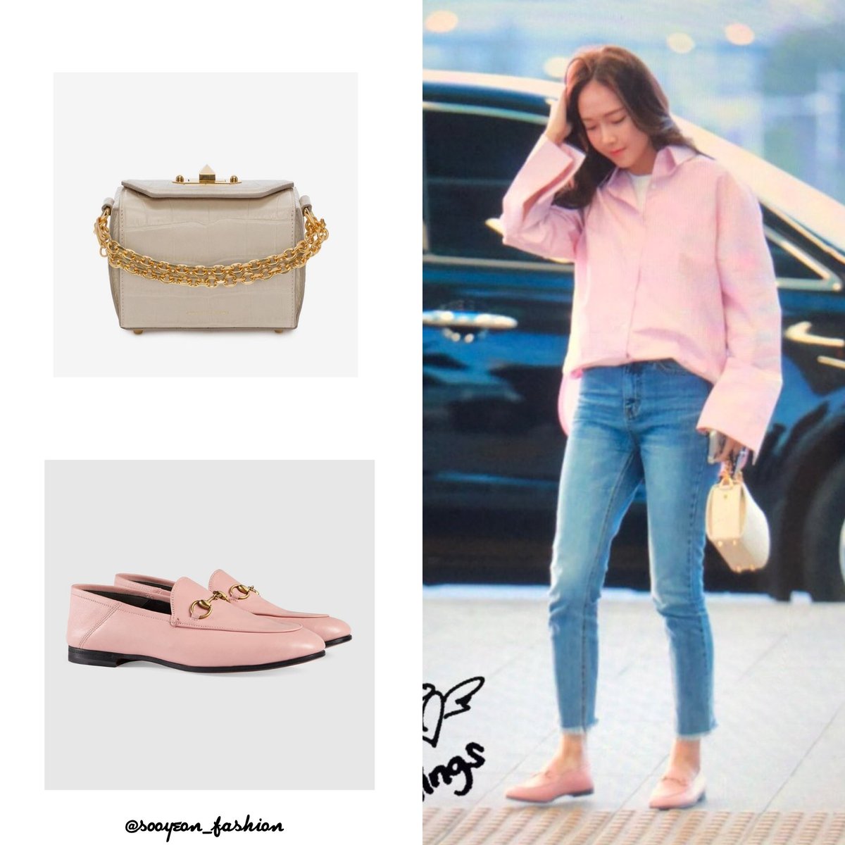 pink gucci loafers