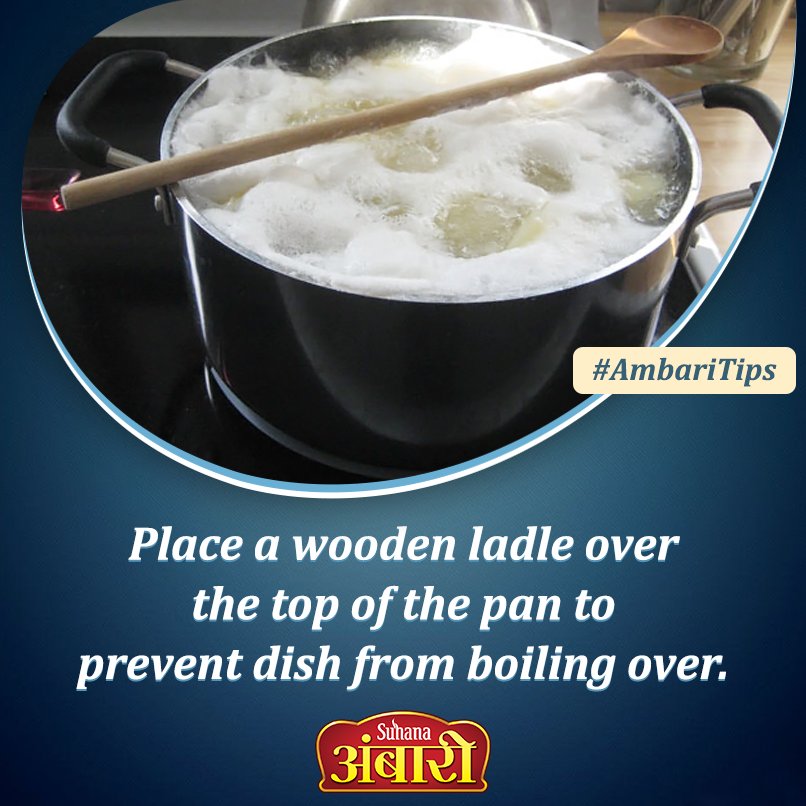 AmbariMasale's tweet photo. A simple tip to keep your kitchen frothing free. 
#AmbariTips #GharoghariAmbari https://t.co/NRZEosHKIQ