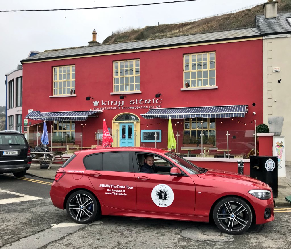 Lovely to meet Declan &amp; Sue, the couple behind the <a href="/KingSitric/">King Sitric</a> in Howth #BMWTheTaste 👌 #seafood #restaurants #howth #thetaste