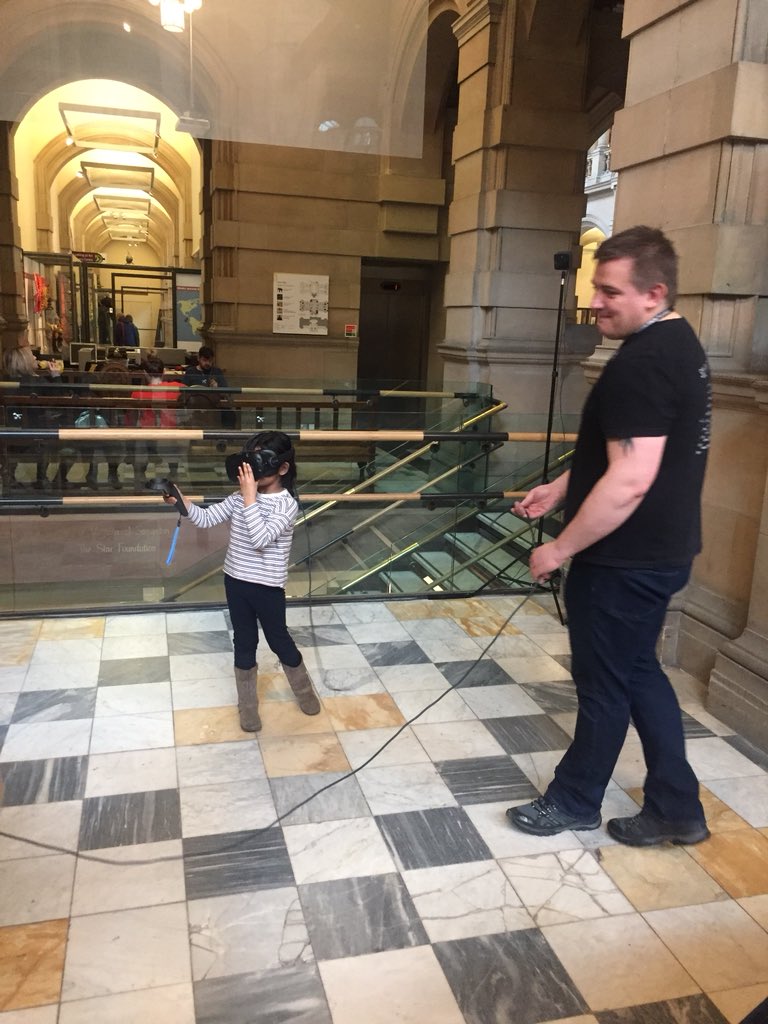Scottish3D's tweet photo. Getting busy at the #ScottishTen stall @KelvingroveArt today #VR & #3Dprinting popular! @HESEngineShed programmes going like hot cakes too! We’re here till 1600, swing by to see us 😀 #Worldheritageday https://t.co/oKZrw7EytR