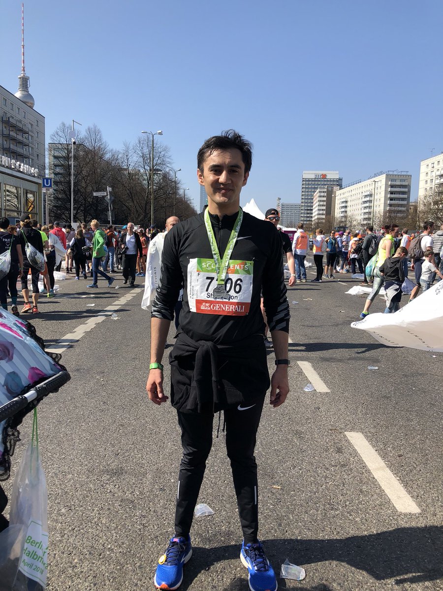 My first half marathon :) #BerlinHalf #21km #HalfMarathon