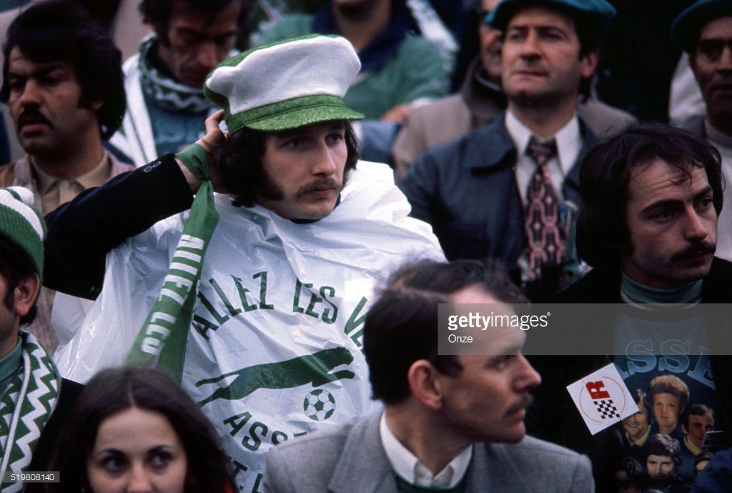 Fanion Rare ASSE - Glasgow Rangers - Coupe D'Europe 1975-1976 - Saint-Etienne