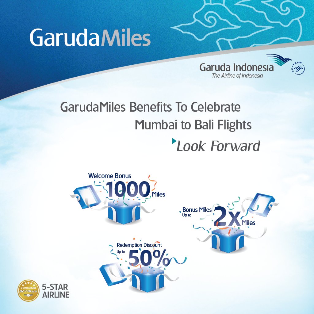 GarudaIndoIndia's tweet photo. Check our  Garuda Miles Summer Promotions: 
Double miles bonus as Accrual promo for select ticket class, and 
Enjoy a 50% redemption discount for all cabin classes
DOT: 23 April – 23 July 2018  DOI: 19 March – 19 July 2018
Check at https://t.co/B9vcpdkeiK Terms &amp; Conditions apply https://t.co/BTGRHV2toa