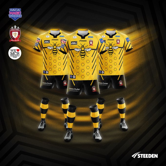 Highto14's tweet photo. I may be bias but our @SalfordDevils #MagicWeekend shirt will take some beating !!! ....and all in association with the amazing @WeLoveMCRfund #GetYourOrderedNow 👍🏼❤️ https://t.co/rfy8P9Duwm