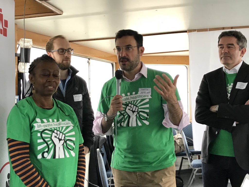 healthcare_de's tweet image. Startup Pitches #MSEntrepreneurSHIP @DigitalHubCgn @BizDevAngel @HCareFuturists @doc_tobi: #marc for improved organizing and tracking of physiotherapy; #labonwheels for regions underserved with clinical labs; #spoins for tracking healthy #exercise with sensors incl rewards.