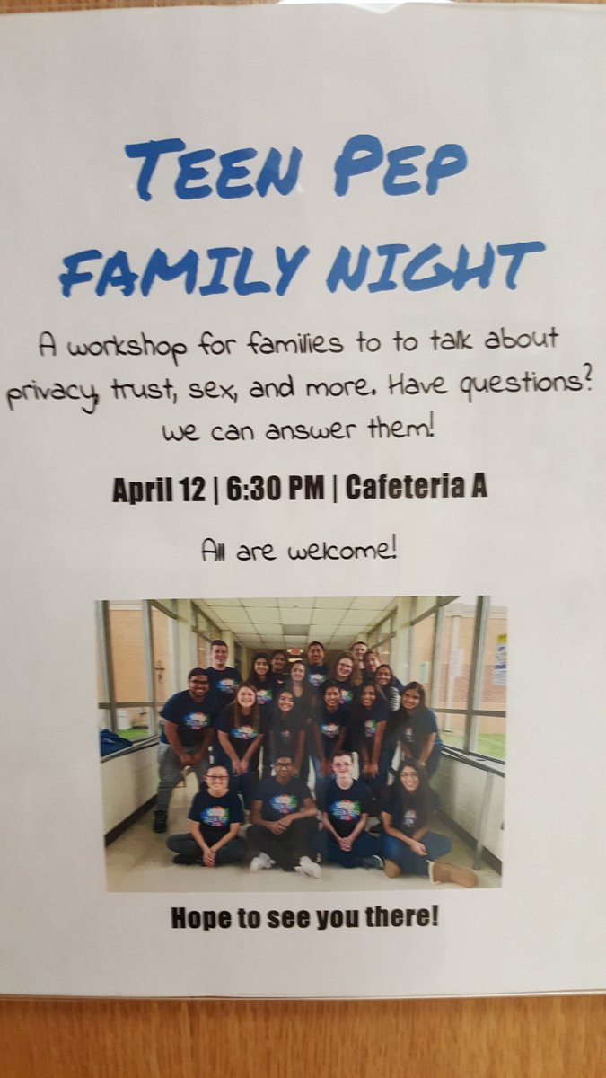 HHS_Classof2020's tweet photo. Ram families please consider attending this workshop tomorrow evening at 6:30 hosted by HHS's Teen Pep. https://t.co/YRqkArld96