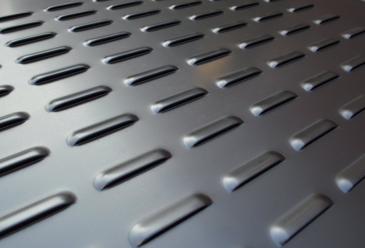 Perforated mild steel Louvres ready for dispatch, all made in house #ukMFG #engineeringuk #sheetmetal #perforatedmetal