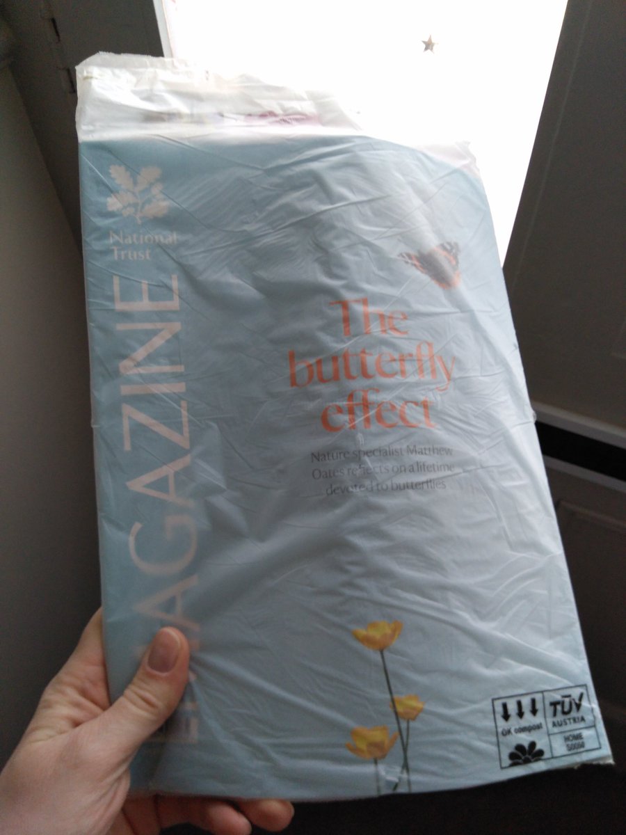 ScottInTheSouth's tweet image. Really pleased to find our @nationaltrust mag has come this morning in #plasticfree wrap which is #compostable 👍🏻🌍