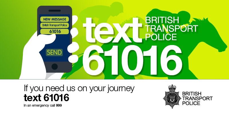 BTPNorthWest's tweet photo. Are you ready? Just one day to go before @AintreeRaces - plan your journey with @merseyrail - if you need us on your travels text 61016 https://t.co/XsV0AXXqWD