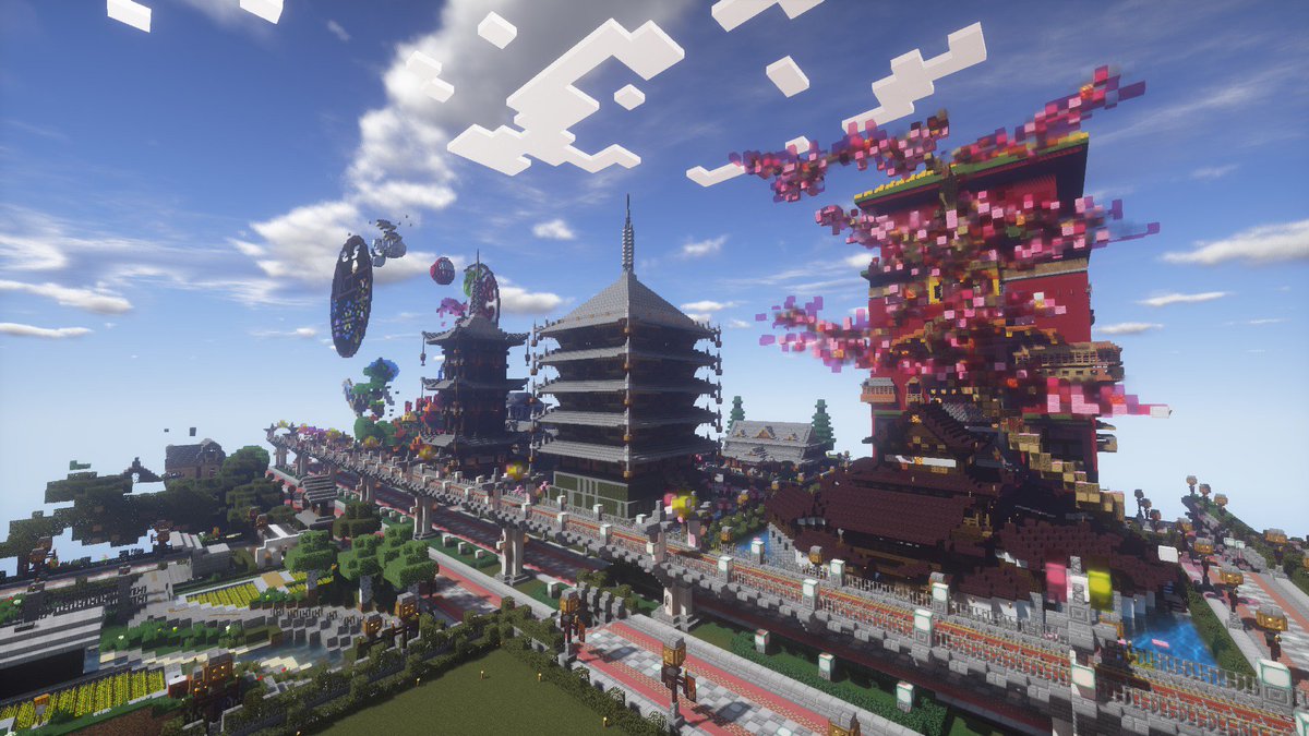 この鯖 マインクラフトマルチプレイサーバ Op Twitter 第５回建築大会入賞作品はセキュリテに移転されていますので 是非見て下さいね Minecraft マイクラ Minecraft建築コミュ この鯖