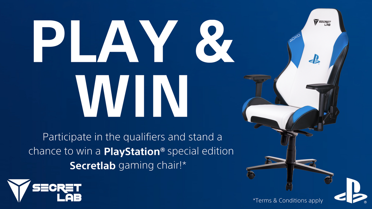 ESL_Asia's tweet photo. In collaboration with @secretlabchairs, we will be giving away a PlayStation® special edition Secretlab gaming chair!
For more information, check out our Facebook post: https://t.co/cSov8reMv9
#secretlab #giveaway #ESLAsia https://t.co/vhj8Ksb7IF
