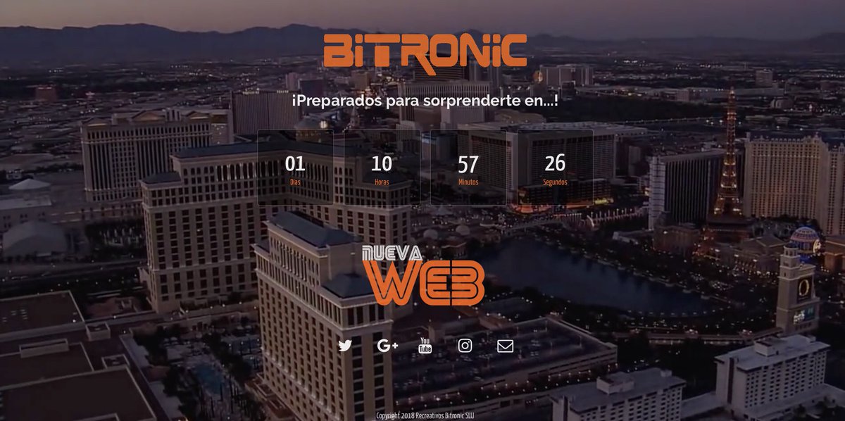 Bitronic_es's tweet photo. En BITRONIC estamos listos para lanzar nuestra nueva WEB...
Sólo quedan unas pocas horas!!!
12/04/18 20:00h
Una nueva forma, un nuevo concepto de mostrar el producto que hará más impactante tu Salón de Juego
#Bitronic
#WeLovePlay https://t.co/w5VHjXPNqt