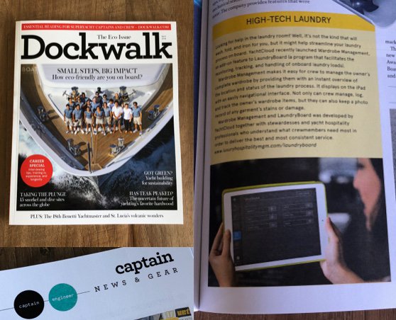 YachtCloud's tweet photo. Great to see #WardrobeManagement &amp; #LaundryBoard in the latest Issue of @Dockwalk in the Captain News &amp; Gear section. Take the load off doing onboard laundry! https://t.co/0vFQlrfMma
#yachting #stewardess #yachtcrew #yachtlife #luxuryhospitality #simplicitythroughtechnology https://t.co/Y9baNEDd2Q