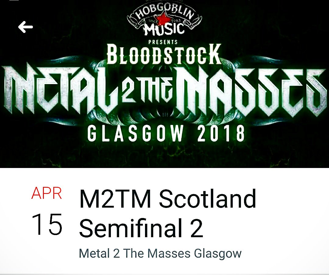 DD_Band's tweet photo. Its DAYS away! DM for your 1/2 Β£ tkts before they're gone π€ #M2tM2018 #ivoryblacks #ivoryblacksglasgow #newmusic #newmetalmusic #metalbands https://t.co/Ku9phh70aU