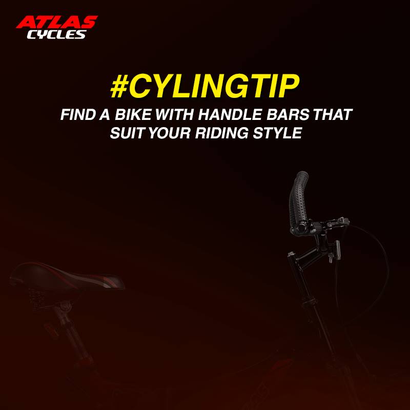 atlas_cycles's tweet photo. #CyclingTip: Handlebar width should equal shoulder width. A wider bar opens your chest for breathing; a narrower one is generally more aerodynamic. 
Pick the one that favours your riding style. 
#ATLASCycles #BicycleTips https://t.co/xhBYnV8bRU