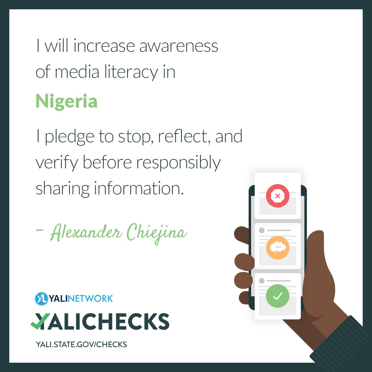 ac_lex's tweet photo. I'll join in raising awareness of media literacy in Nigeria #media #Nigeria https://t.co/7bcyp5M4IB