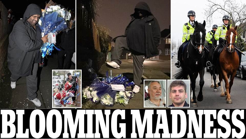 DailyMailUK's tweet photo. Vigilante tears down floral tributes to killed burglar for THIRD time after robber's relatives repeatedly rebuilt sick shrine https://t.co/oc0WH1Q4Z2 https://t.co/gZQDFWqNxq