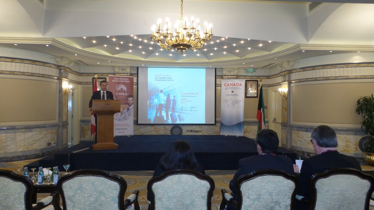 CanadaKuwait's tweet photo. A Special thank you goes to the @SheratonKuwait amazing team for the wonderful efforts to make the Canadian International Health Education Association visit a successful one ! @CanadaTrade @TCS_SDC https://t.co/KwjN9OMrWB