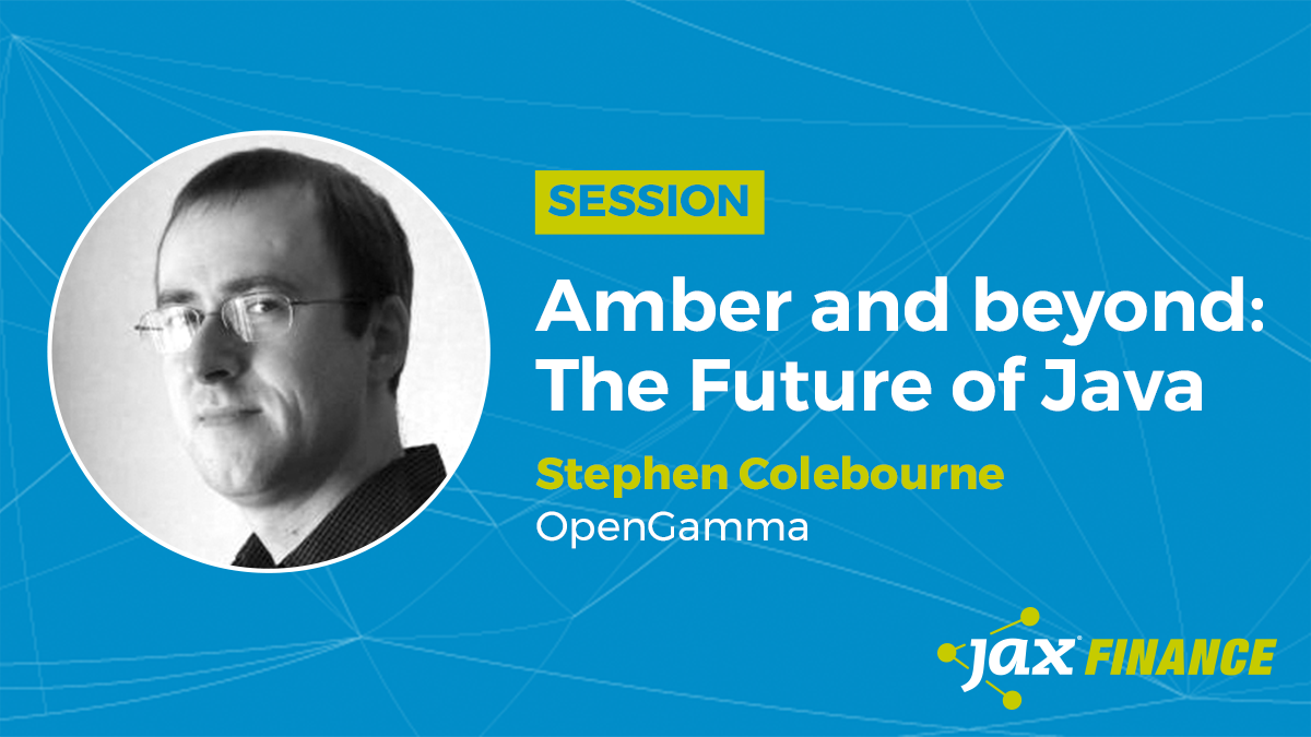 Starting in 10: Amber and beyond: The Future of Java with <a href="/jodastephen/">Stephen Colebourne</a>