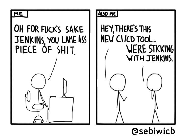 sebiwicb's tweet photo. Dear Jenkins => https://t.co/67nlczCdKB https://t.co/B3UE1KLt8A