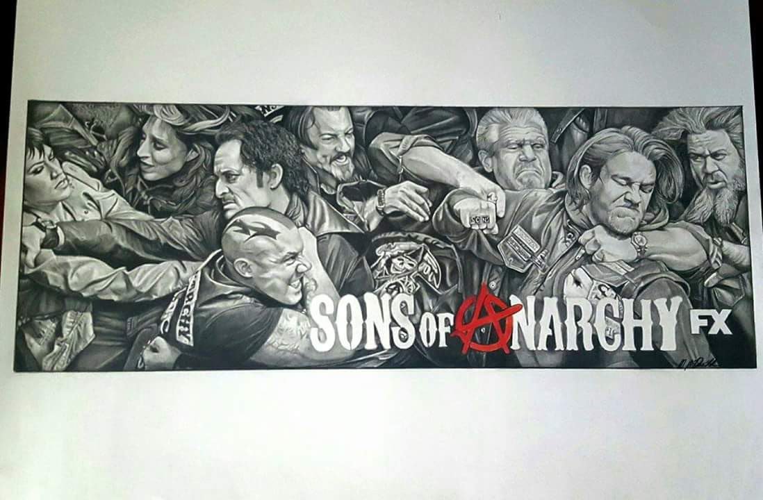 mellimac8's tweet photo. Its been 2 years since I drew this. Time flies. #SOA #Sonsofanarchy #SOAfanart https://t.co/2Wa52nfehA