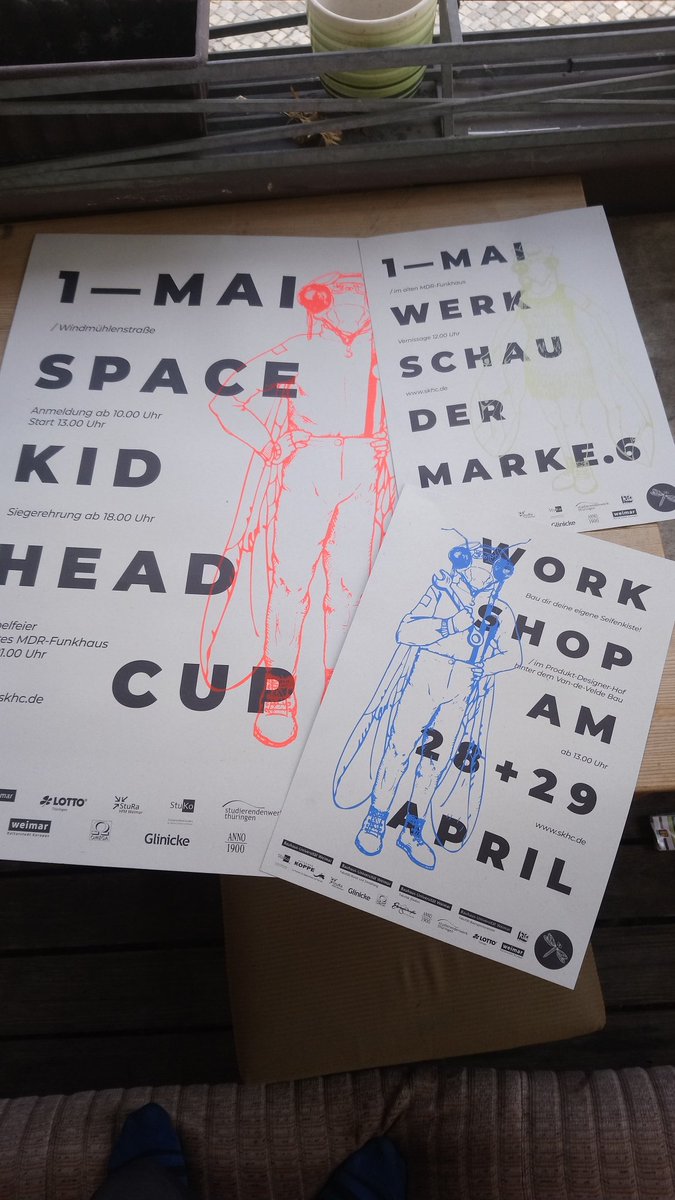 SpaceKidHeadCup's tweet photo. Mhhh, neue Plakate für das #skhc. Danke an unsere Gestalterlinge! #spacekidheadcup #ymr https://t.co/dPWGxG3f5I