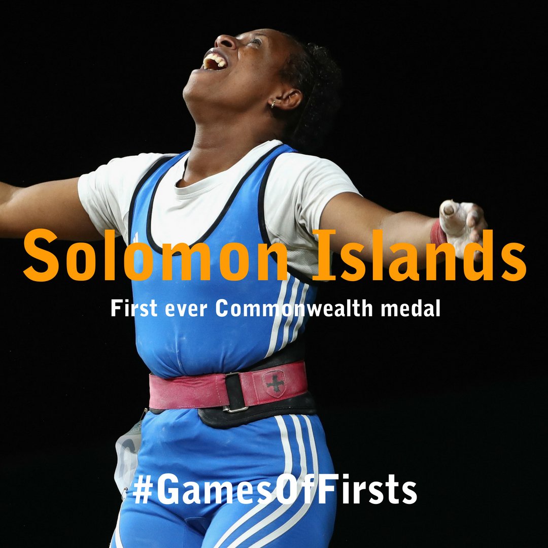 thecgf's tweet image. GAMES OF FIRSTS
First ever Commonwealth medal for the Solomon Islands 🇸🇧 thanks to Weightlifter Jenly Wini
#GamesOfFirsts #SolomonIslands #TeamCommonwealth #GoldCoast #gc2018 #australia #commonwealthgames