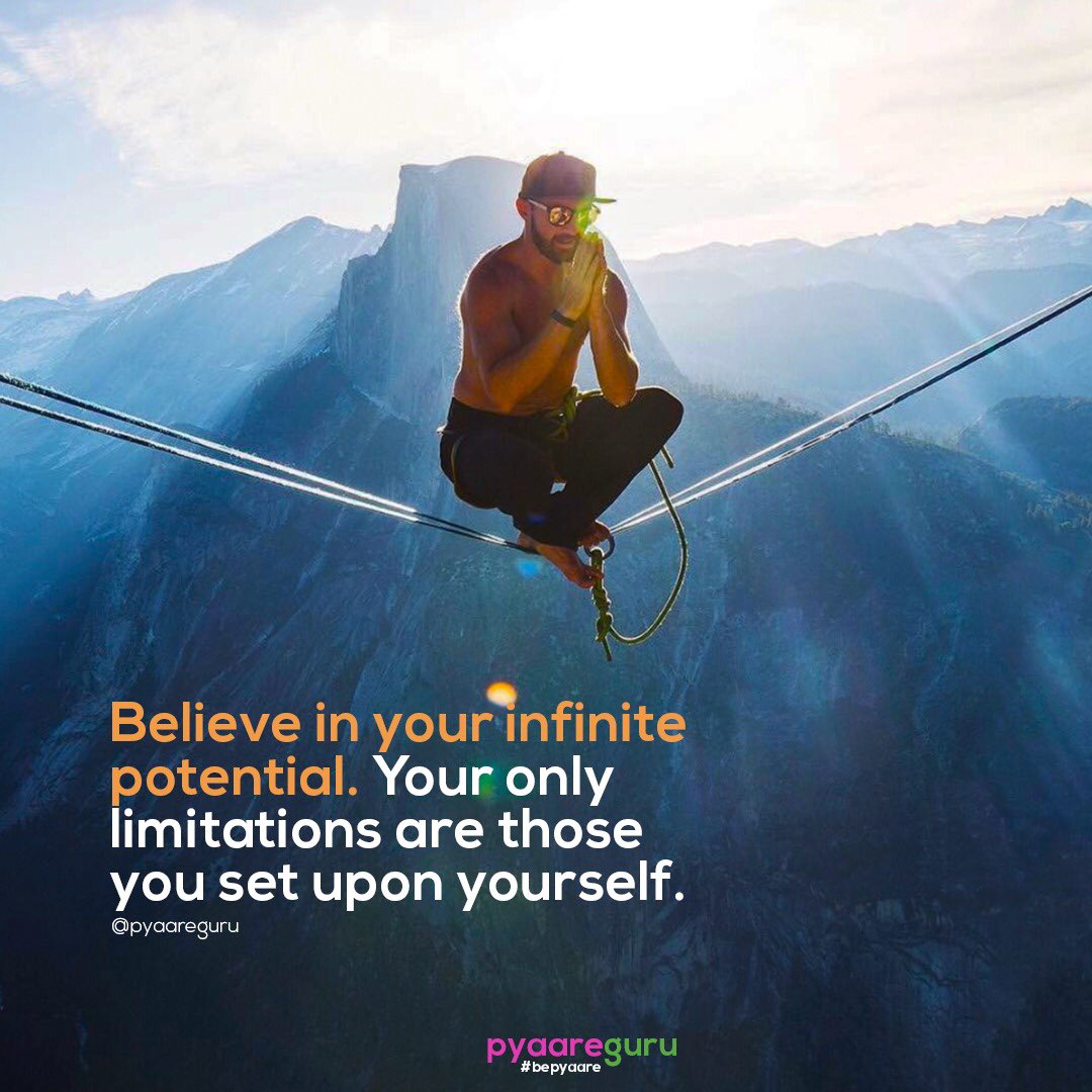AskPyaareGuru's tweet photo. Believe in your potential! #greatness #potential #motivate @JayShettyIW https://t.co/xs7GKJ6oQy