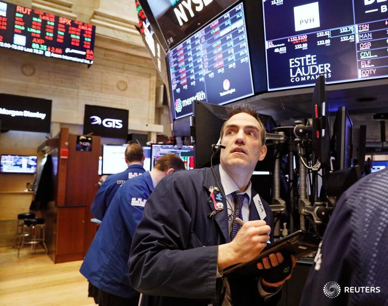 Reuters's tweet photo. Daily Briefing: 
- World stocks deflated after yesterday's jump
- Chinese data stokes fears of trade war impact
- Eyes on U.S. inflation data and Fed minutes
https://t.co/1VrqKYB1kv https://t.co/fqfsio8Aow
