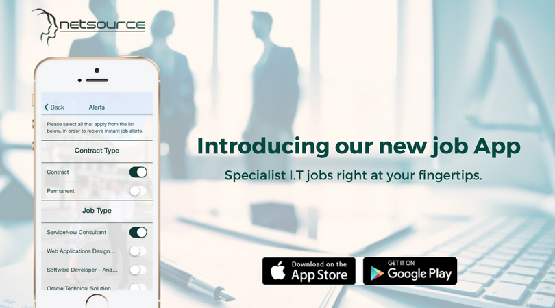 Netsource_LTD's tweet photo. We have many IT and tech jobs available. Download our app today to keep up to date with all our opportunities https://t.co/wn8KqX4uFh
#techjobs #ITjobs #netsource #recruitment https://t.co/r1jE0zGGpX