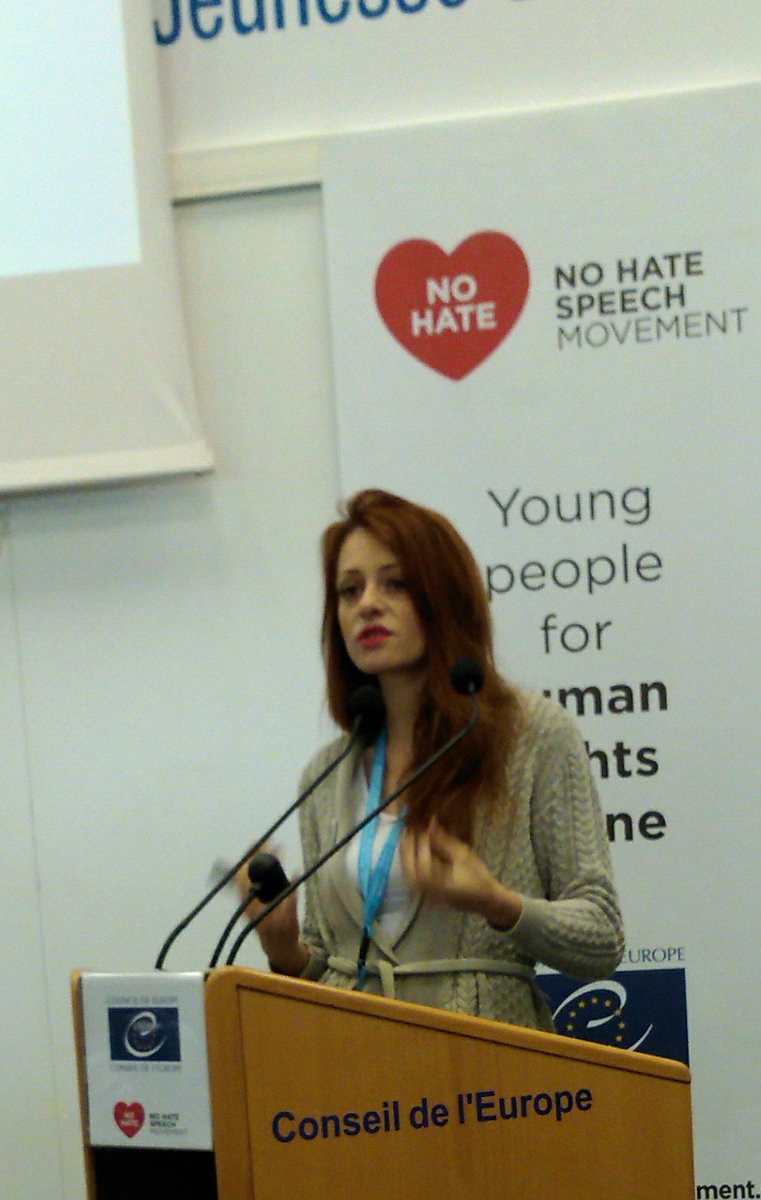 Never forget the connection between hate speech and hate crimes. Natalie Alkiavidou @nohate_speech #nohatespeech <a href="/coe/">Council of Europe</a>