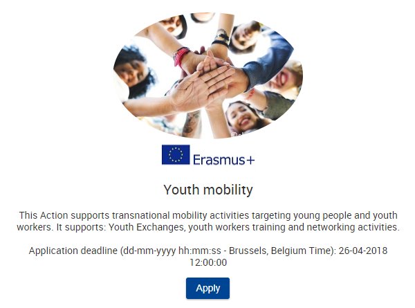 ulusalajans's tweet photo. Başvuru formlarınız hazır mı?

Erasmus+ Gençlik (KA1-KA2-KA3) ikinci dönem başvuruları için son tarih 26 Nisan 2018. 

Çevrimiçi başvuru sayfasına ve başvuru rehberine https://t.co/251hnqbwTl sayfası aracılığıyla ulaşabilirsiniz. https://t.co/uKTsTKeQ59
