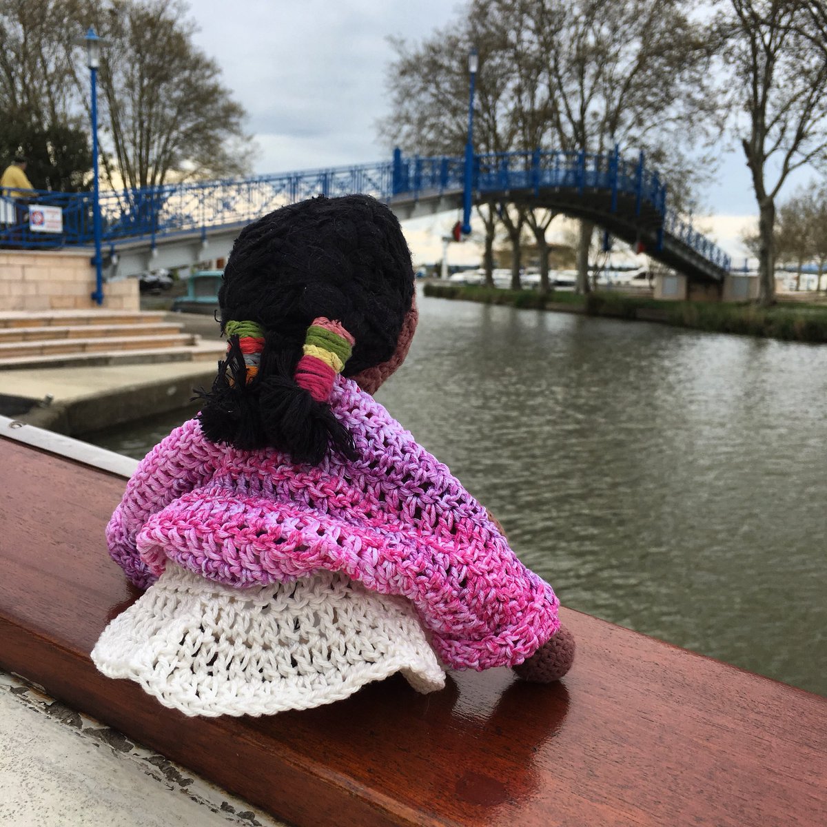 zamtoys's tweet photo. Martha is enjoying her cruise down the Canal Du Midi #homps @HelloLanguedoc @CarcassonneAude #springisintheair #April #holidays #TrausseMinervois @trausse https://t.co/EAbaeaTzfR