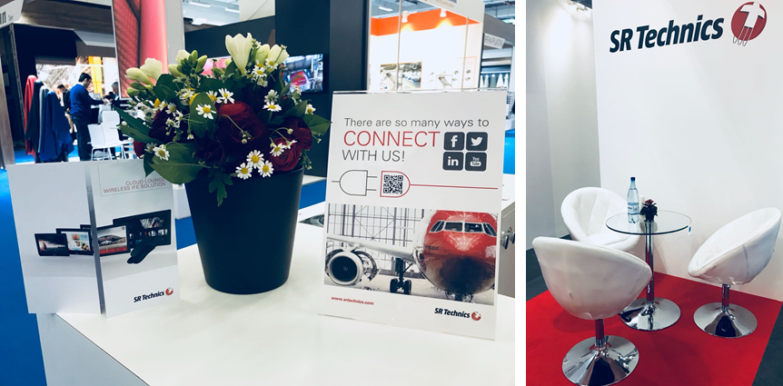 SRTechnics's tweet photo. 2nd day of the show @aix_expo @ReedExhibitions. We are more than ready for the upcoming days! Get yourself one of our remove before flight tags by making a quick stop at our booth #1E57. #Hamburg #AIXexpo #SRTechnics #Wemakeithapen #aircraft #AircraftTuning #aviation https://t.co/8IEbRFis0y